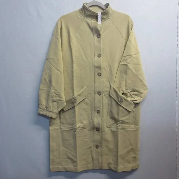 MADEWELL LADIES OVERSIZED JACKET - MUSTARD - SMALL - NEW WITH TAGS - Picture 1 of 4